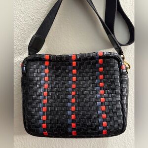 Clare V - Marisol with Pacific and Cherry Red